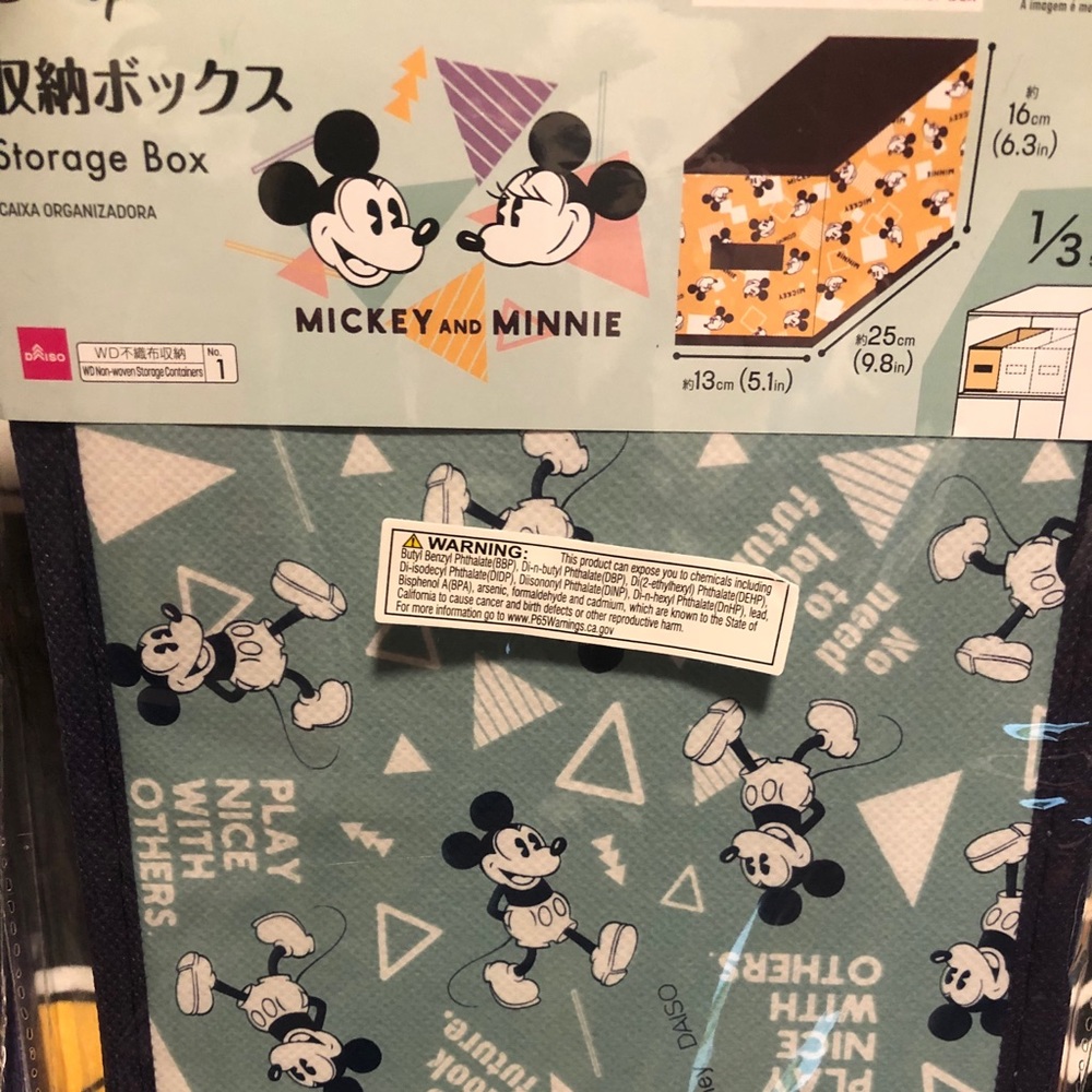 Mickey Mouse Storage Box